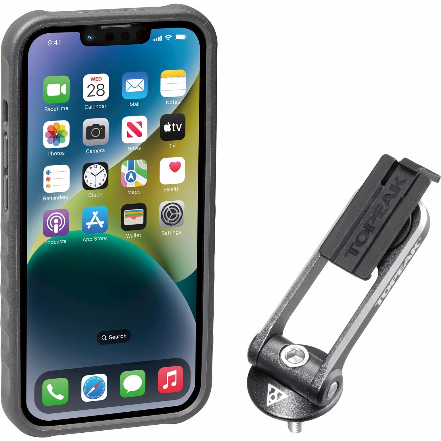 Topeak RideCase Iphone 14 incl. bevestiging