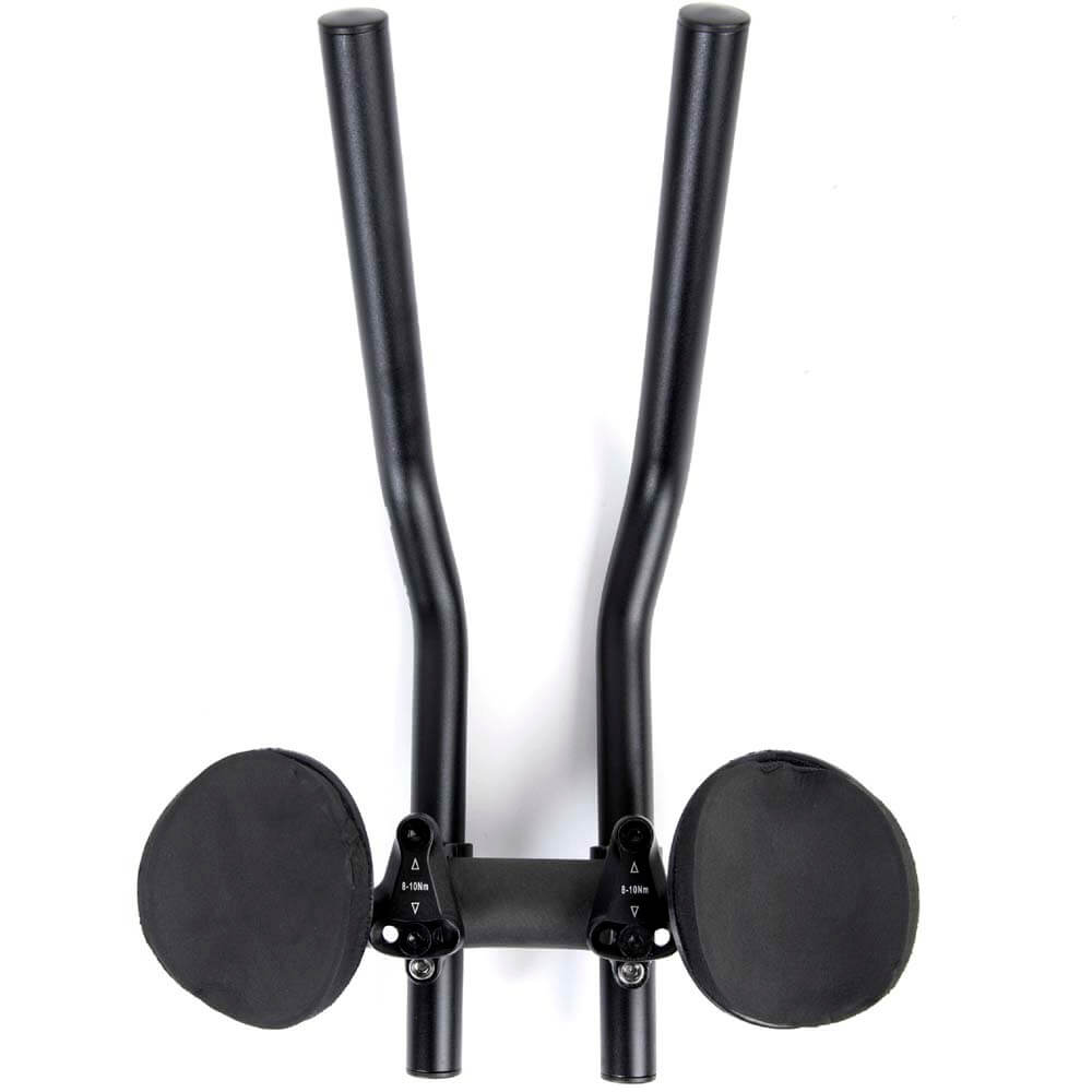 TranzX tri-bar opzetstuur JD-808 alu verst zw
