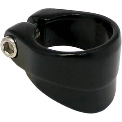 Union zadelpenklem 34.9mm kraag zw