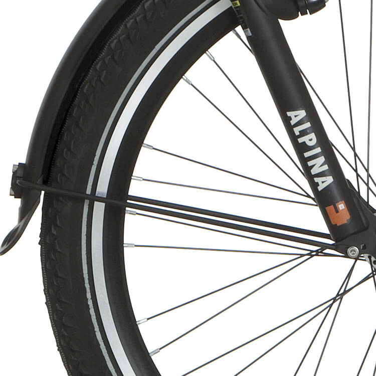 Alpina spatb stang set 26 GP black matt