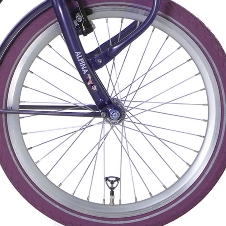 Alpina voorwiel 20 J19DB zilver zink spk