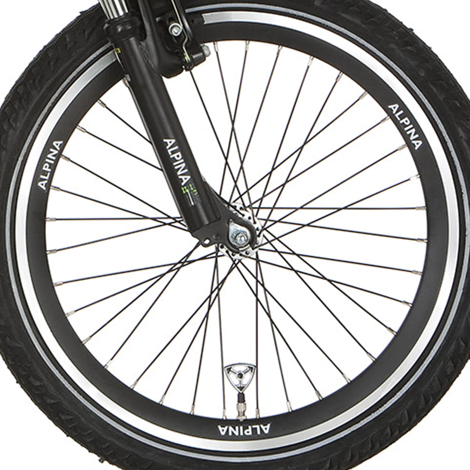 Alpina voorwiel 20 J19DB mat zwart zink spk