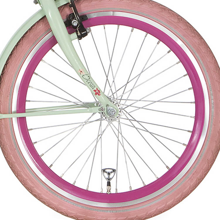 Alpina voorwiel 20 J19DB roze zink spk