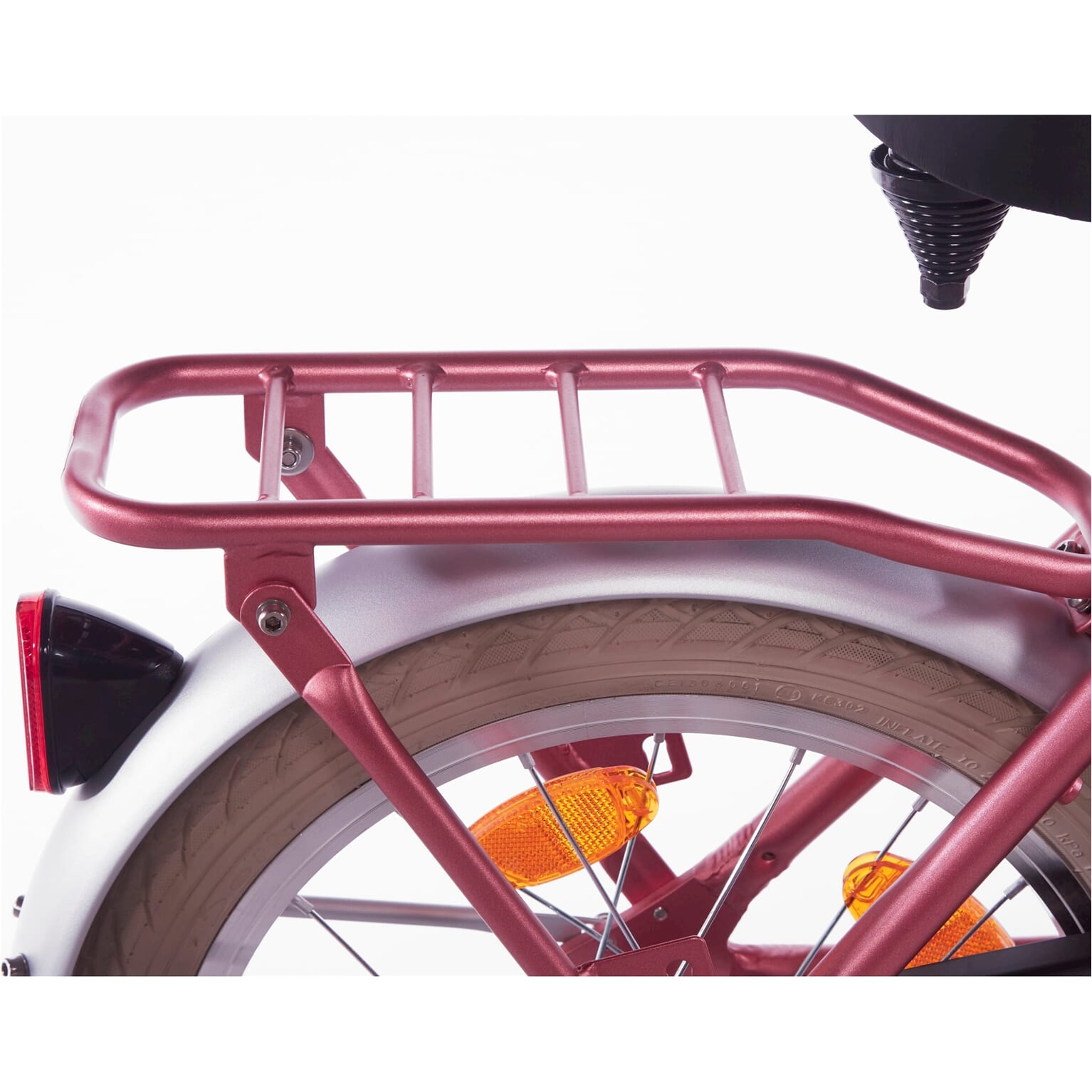 Alpina achterdrager 18 Cargo berry red matt