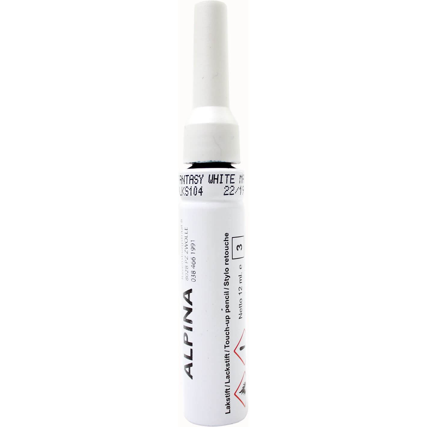 Alpina lakstift Fantasy White  YS7942 Matt
