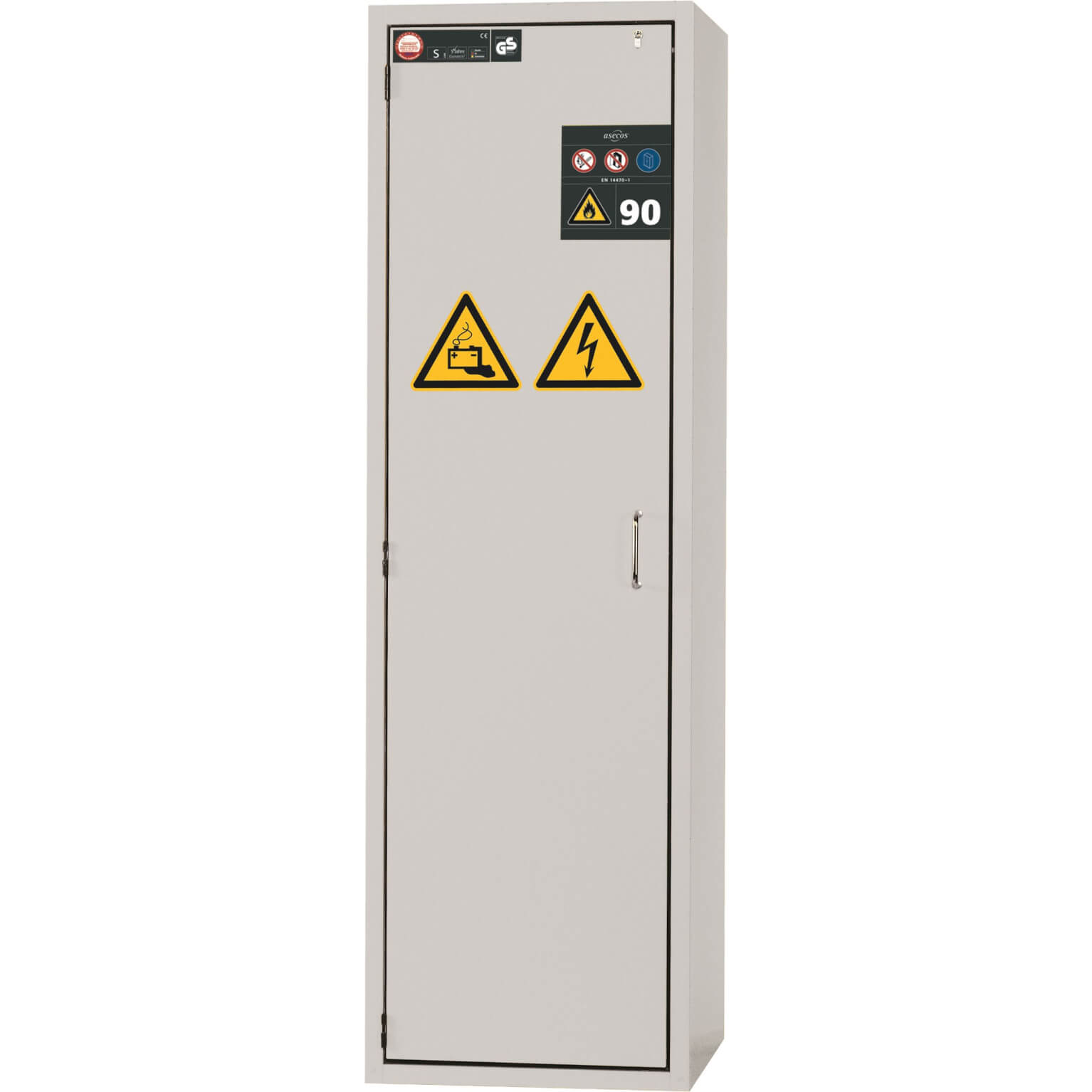 Asecos accu oplaadkast S-Classic 60 klasse 2