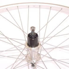 Roland achterwiel 28 vast cass 7v Alu Stand zilver