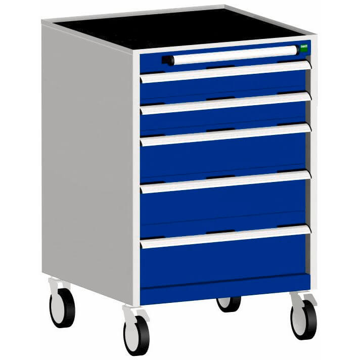 Bott Cubio verrijdbare schuifladekast 98x65x65cm