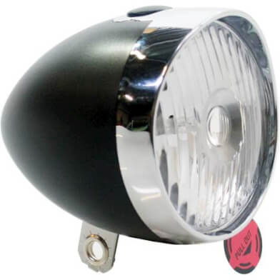 Move koplamp Retro batterij 4 lux zwart