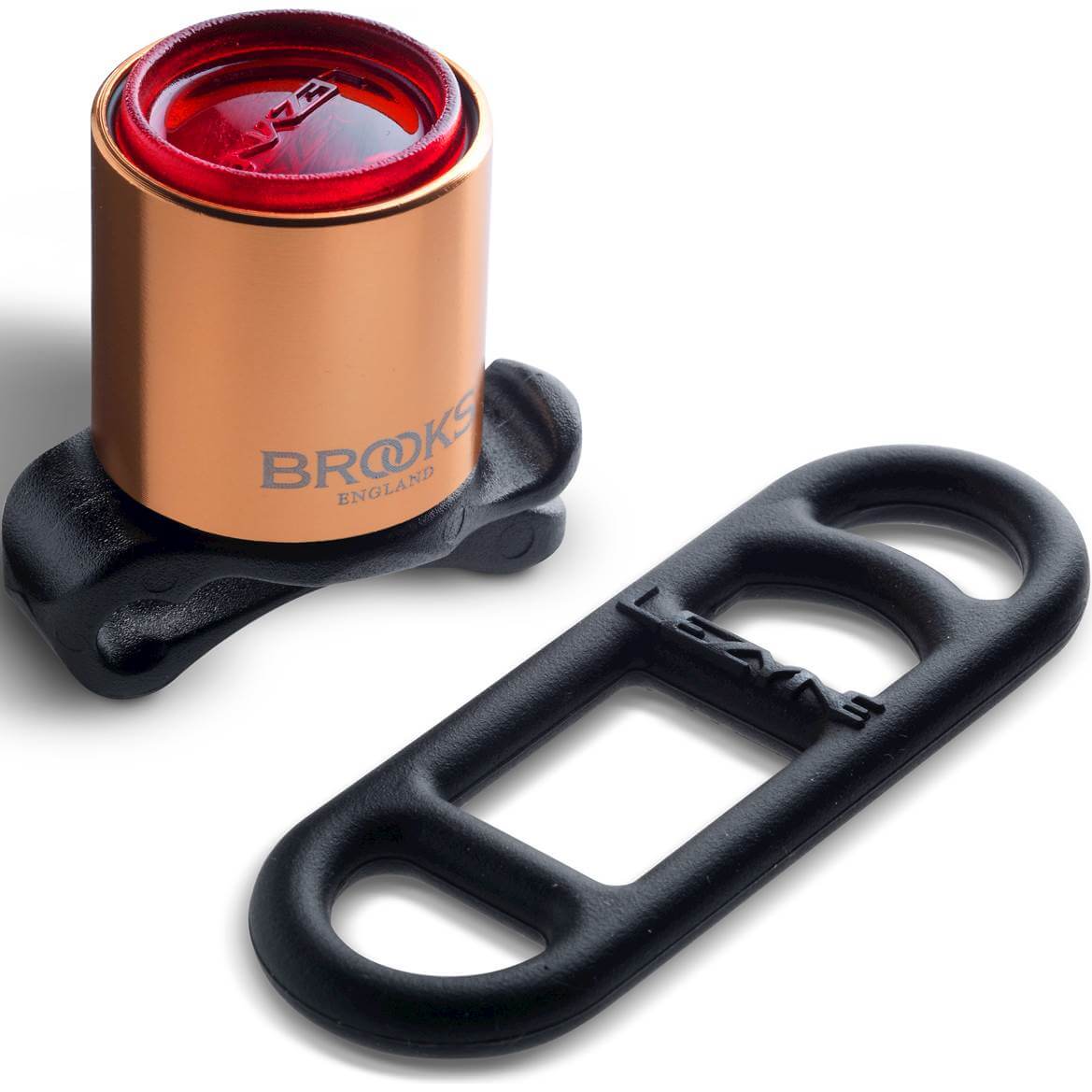 Brooks achterlicht Lezyne batterij koper