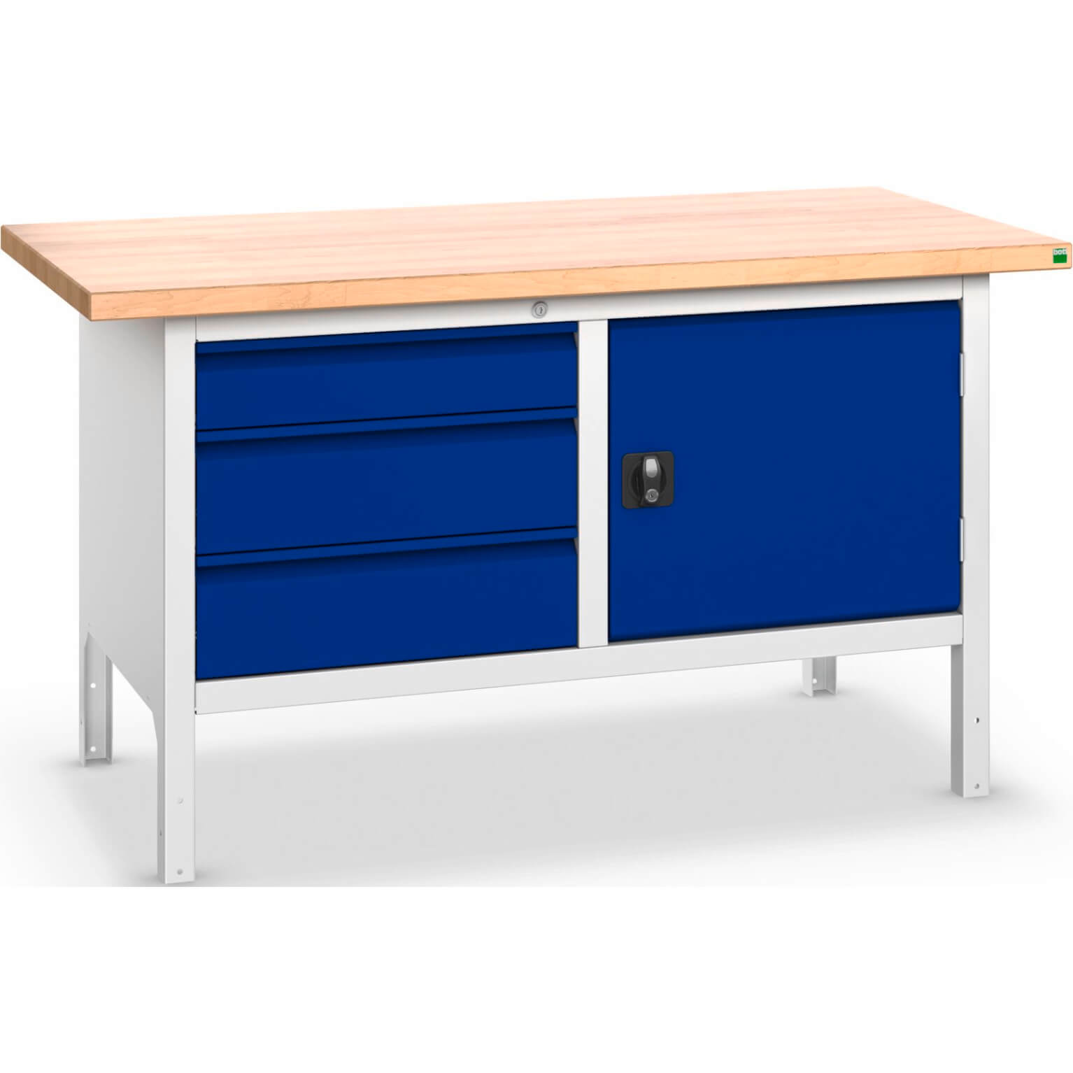 Bott Verso+ werkbank 150cm met kast en 3 lades