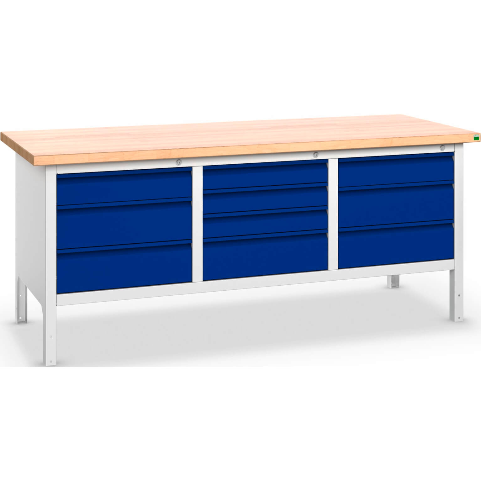 Bott Verso+ werkbank 200cm met 10 lades