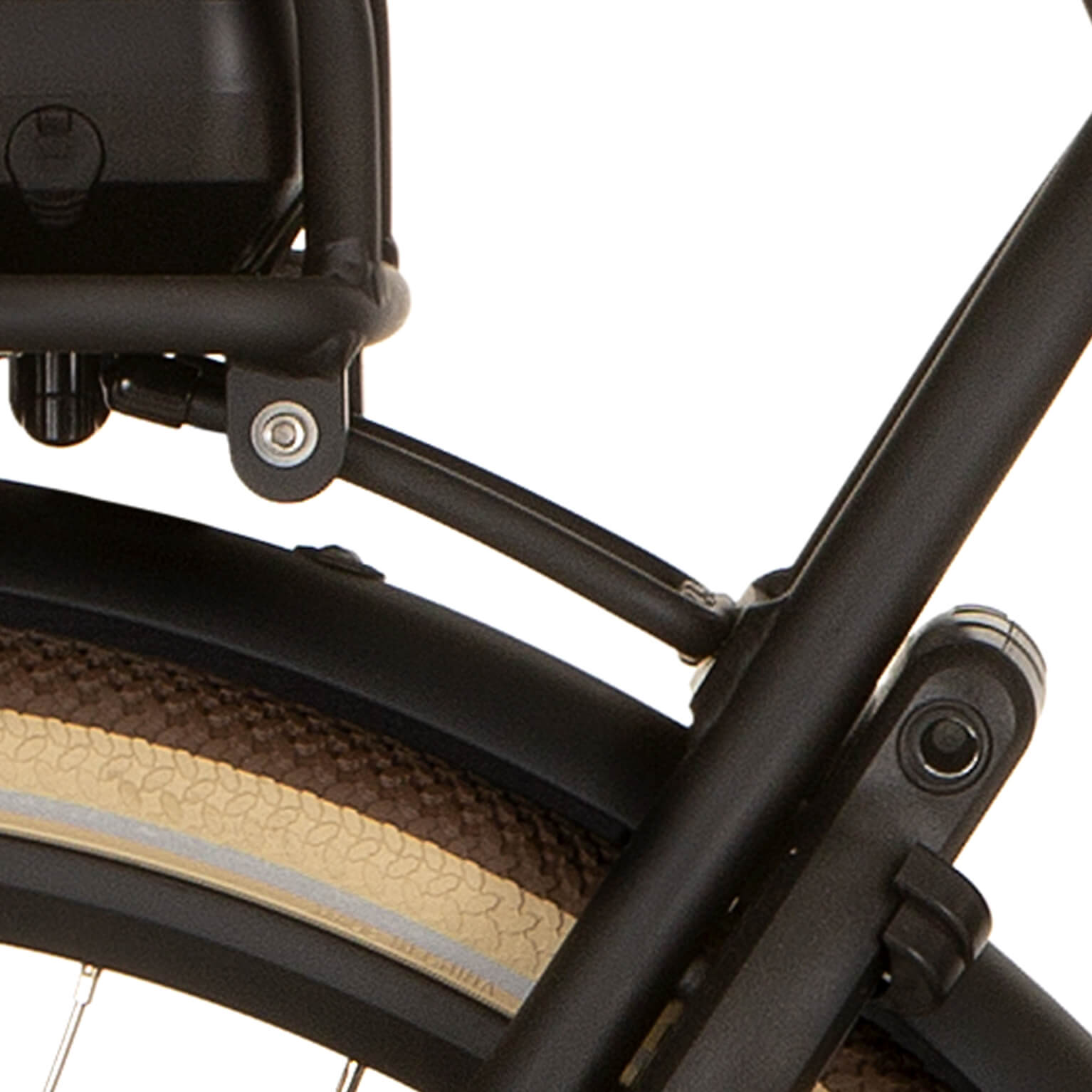 Cortina achterdrager bracket 150mm Bafang jet blac
