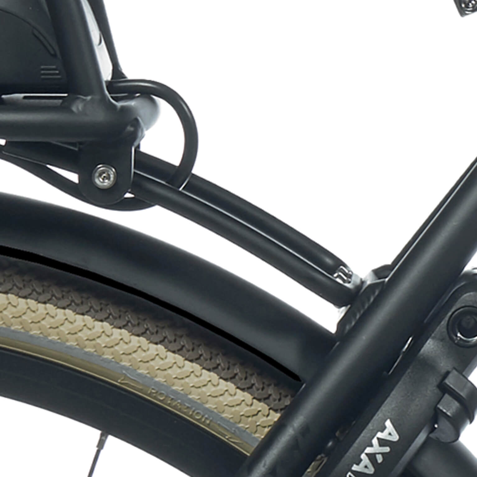 Cortina achterdrager bracket 110mm Bafang jet blac