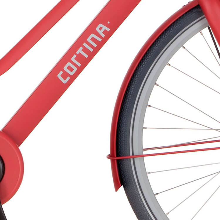 Cortina v spatb 28 Common true red matt