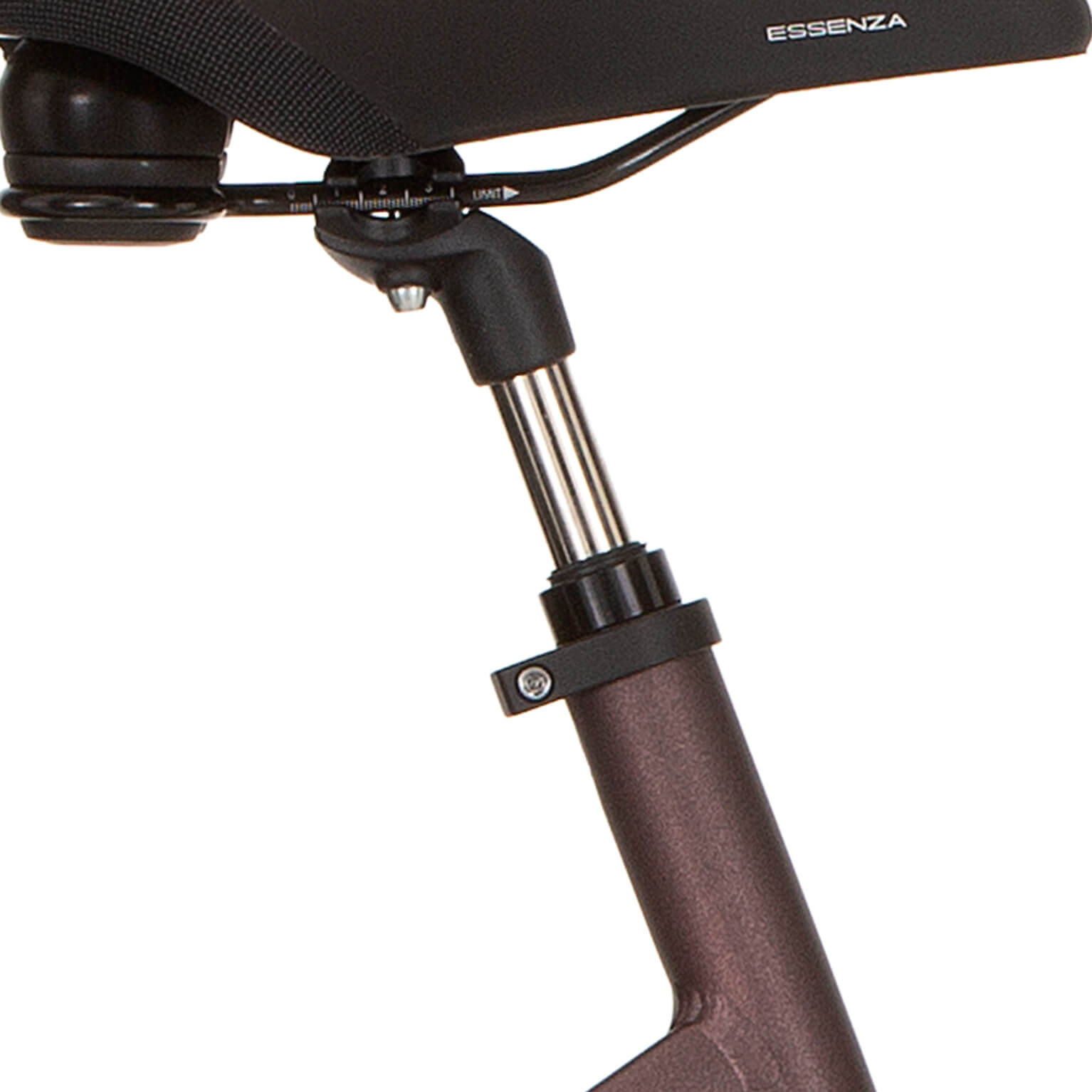 Cortina zadelp 27.2x350 susp alu black matt