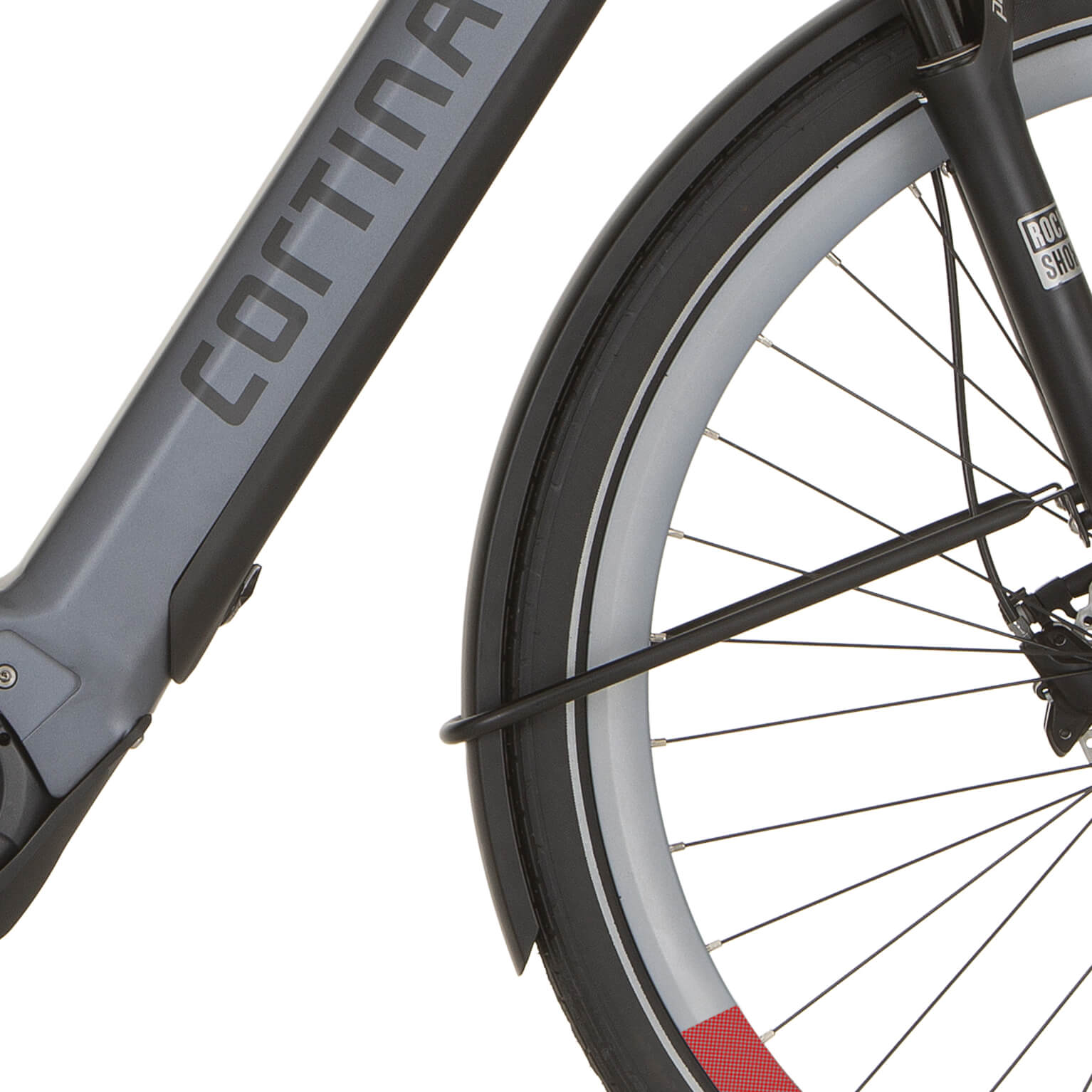 Cortina v spatbord E-Silento jet black matt