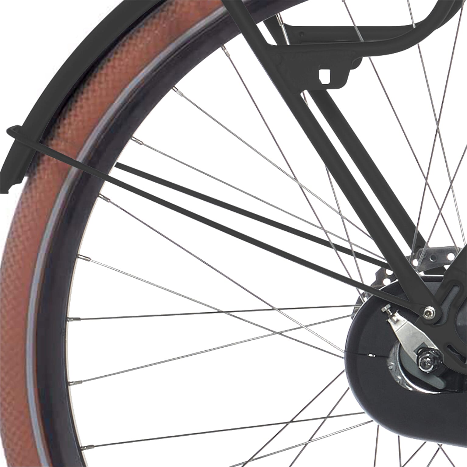 Cortina a spatb stang 28 E-Foss arrant black matt