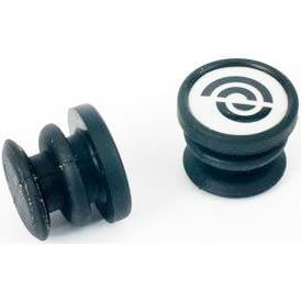 Bikeribbon eind plug Siliconen zwart
