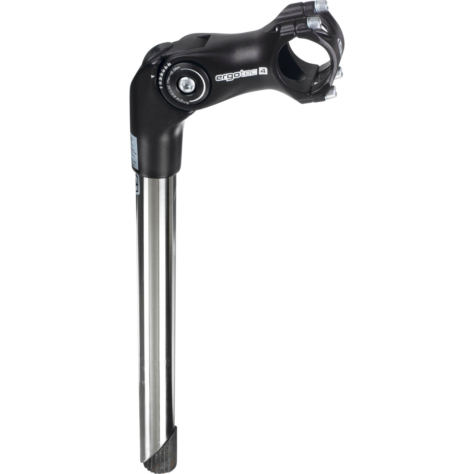 Ergotec stuurp Octopus2 25.4/31.8/90 rvs/zw zand