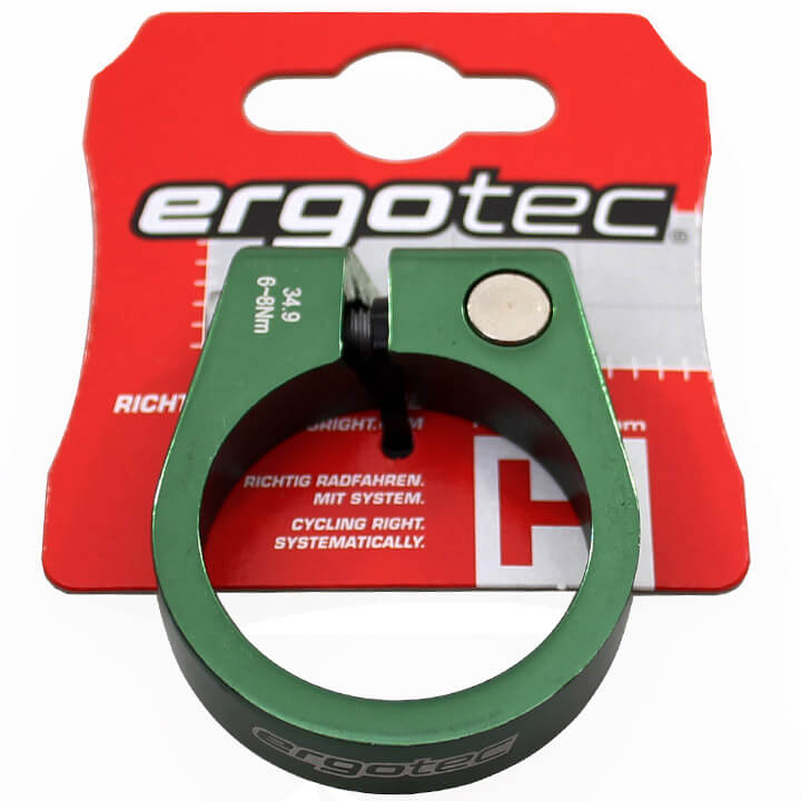 Ergotec zadelpenklem SCI-105 34.9 groen geeloxeerd