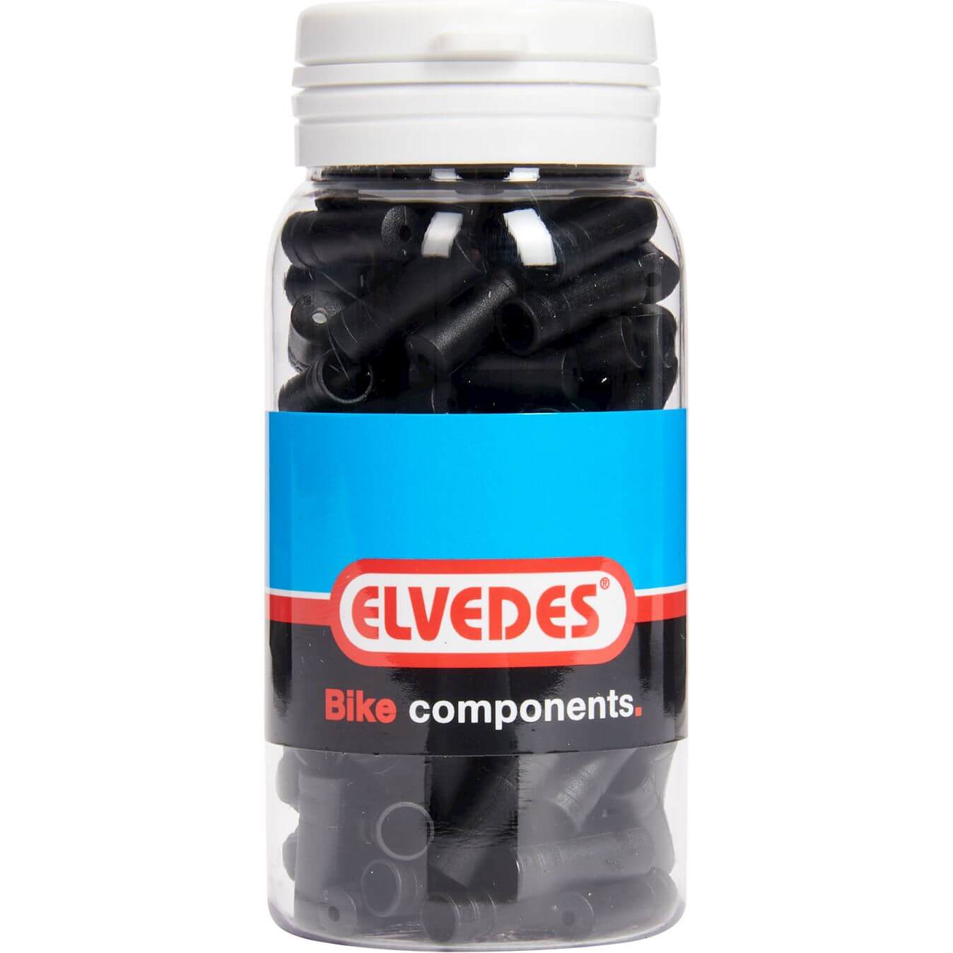 ds Elvedes kabelhoedje 5.0mm PVC zw (150)