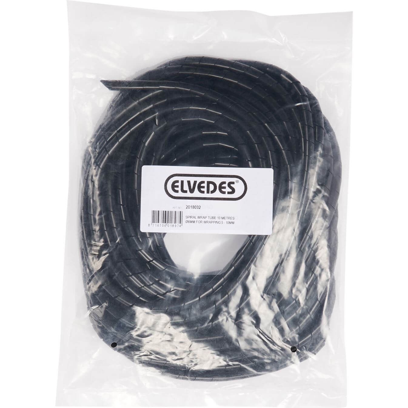 Elvedes spiraalwikkelslang 6mm 10mtr