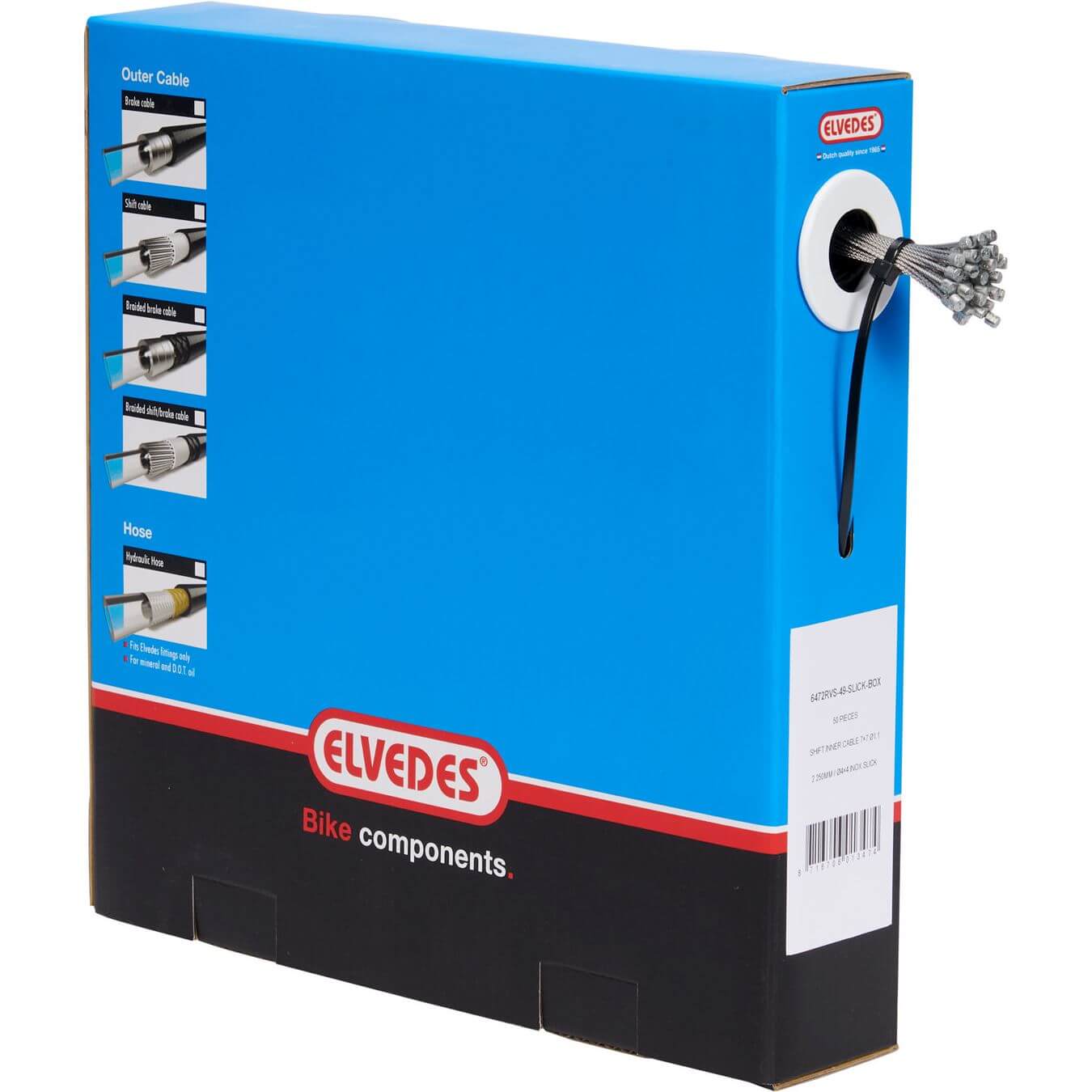 Elvedes schakel binnenkabel rvs 49dr nippel 4x4 do