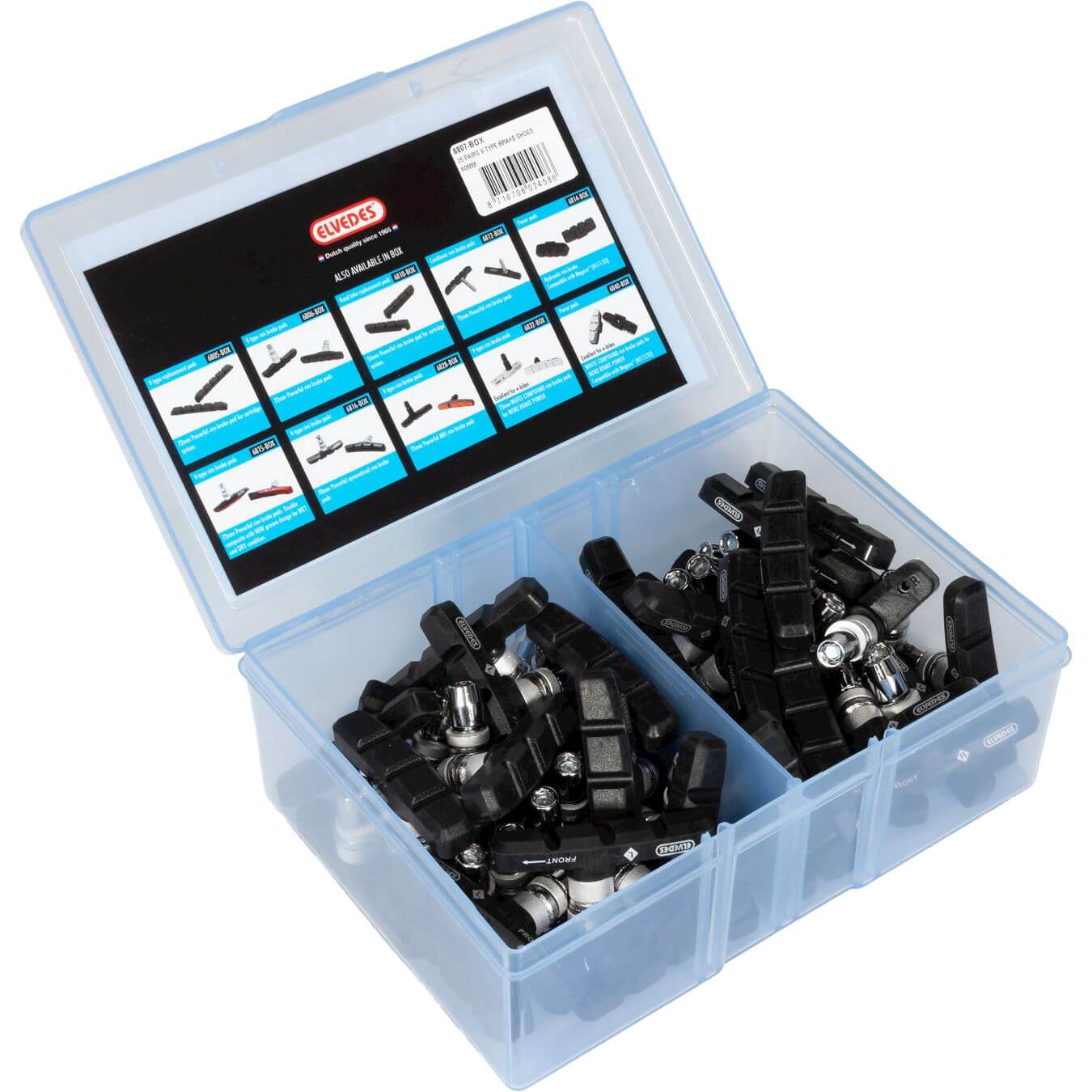 Elvedes remblok V-brake m/inbus 55mm doos (25)
