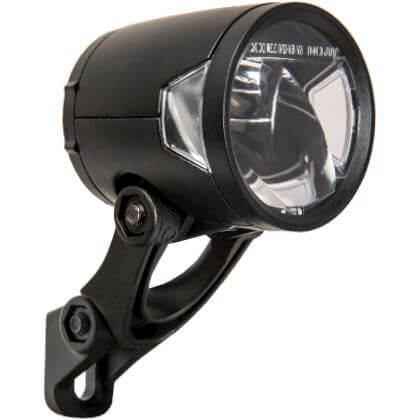Herrmans koplamp H-Black MR8 aan/uit dynamo