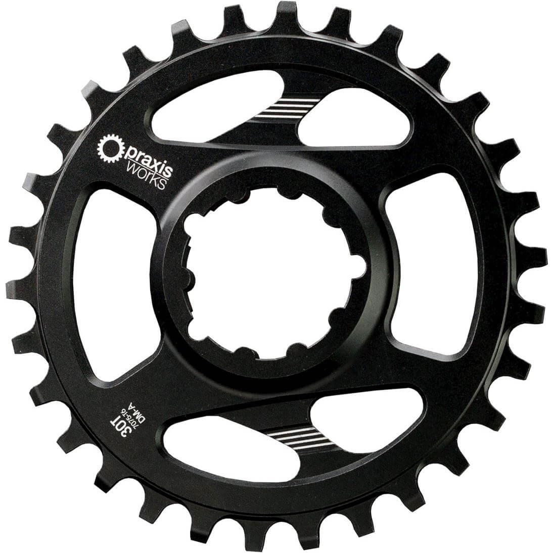 Praxis kettingblad 1x MTB DM-B 30T zwart