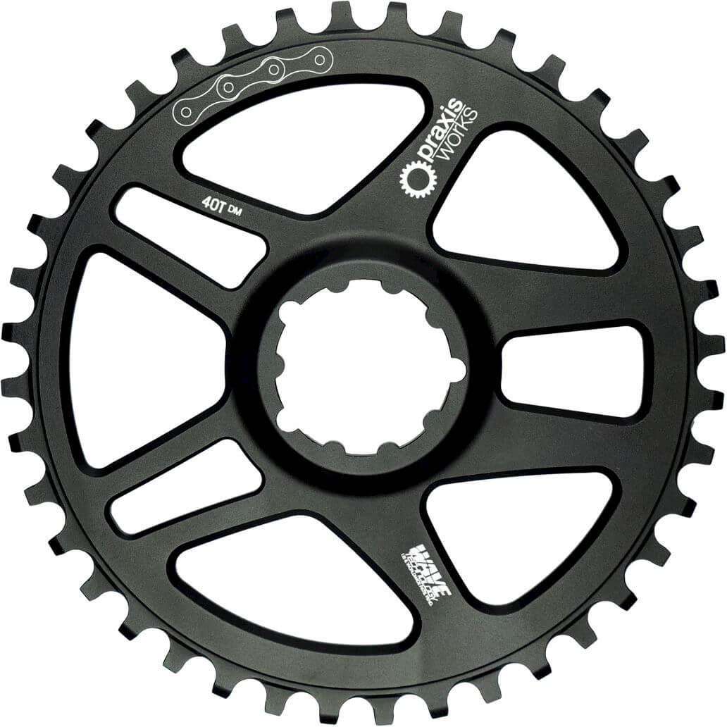 Praxis kettingblad 1x Road DM 40T zwart