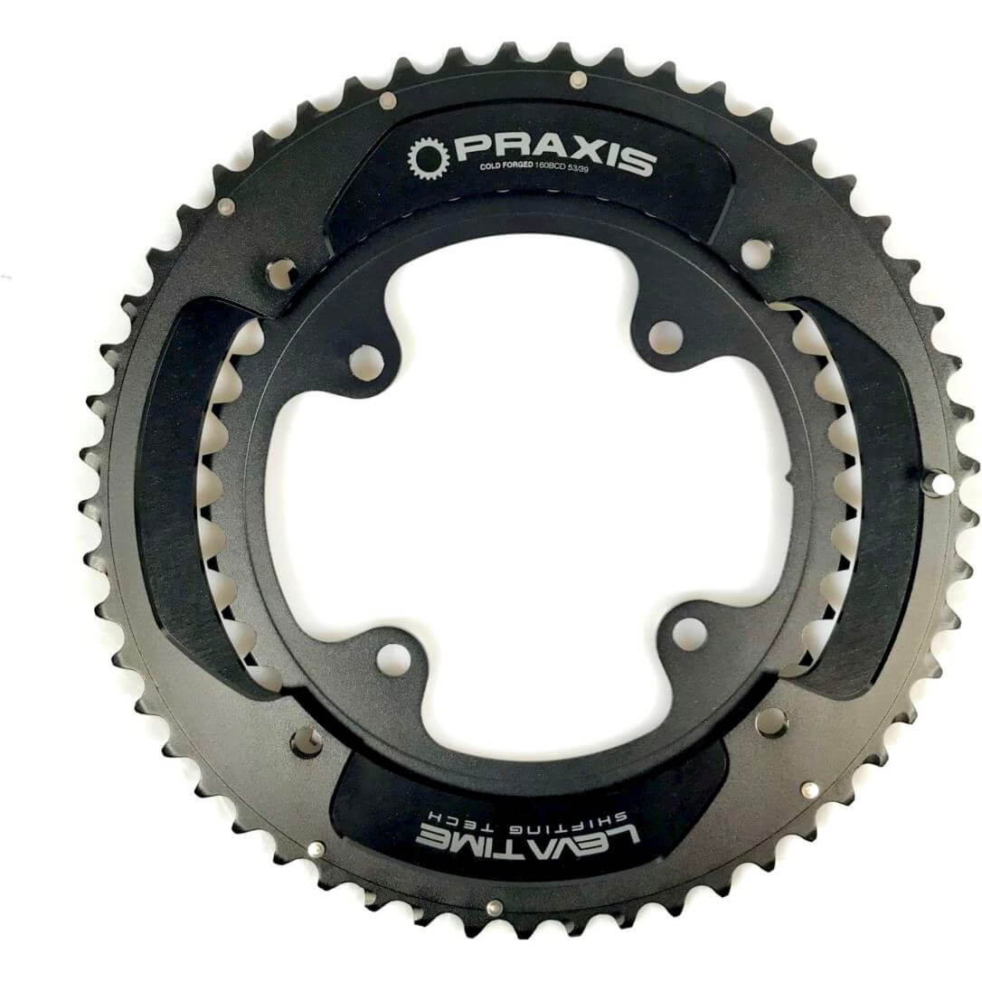 Praxis kettingblad X-ring 160/104BCD 50/34T zwart