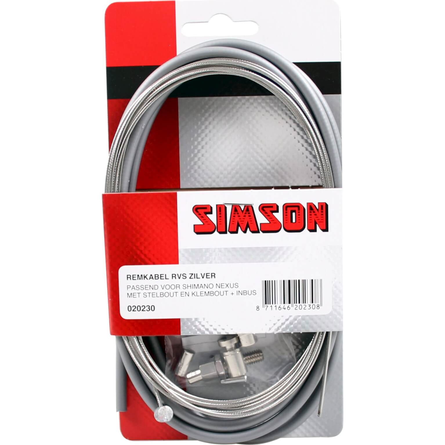 Simson remkabel Nexus RVS zi