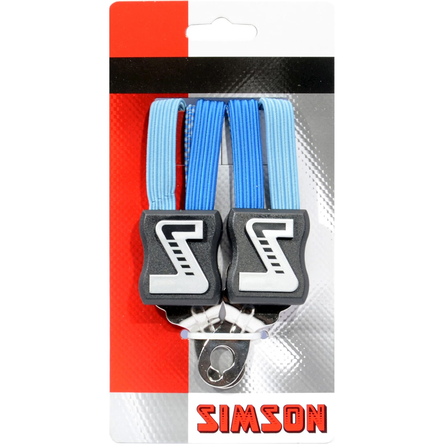 Simson snelbinder kort kobalt blauw