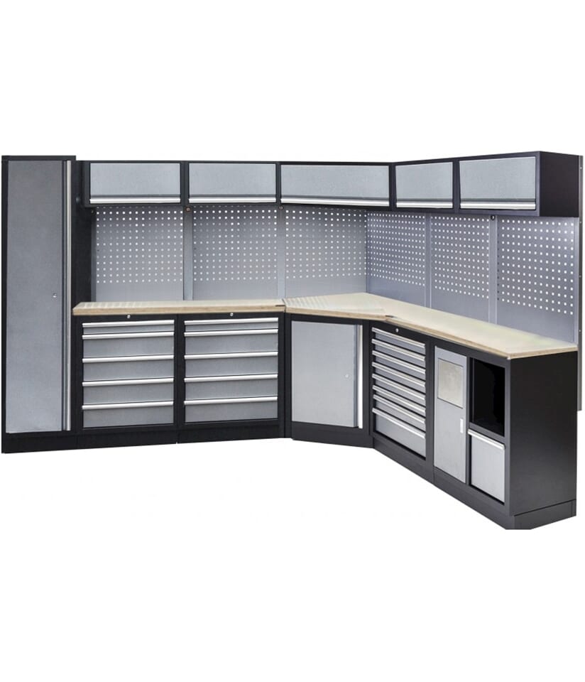SP-Tools werkplaatsmodule hoekopstelling houten we