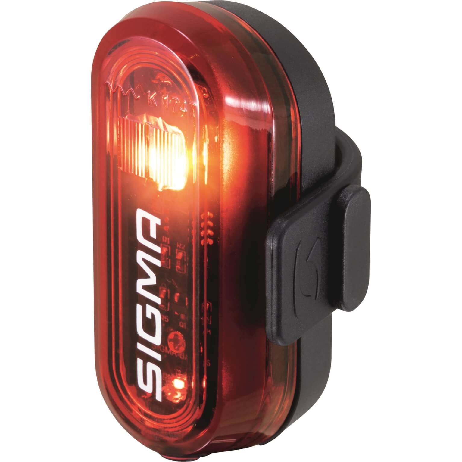 Sigma achterlicht Curve batterij zadelpen