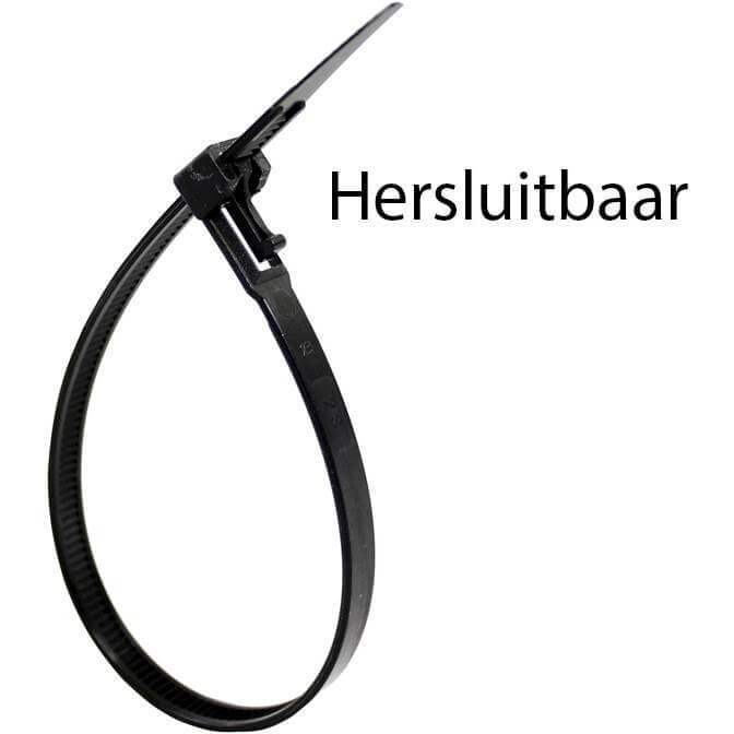 zak kabelbinder open/sluitb 250x7.5