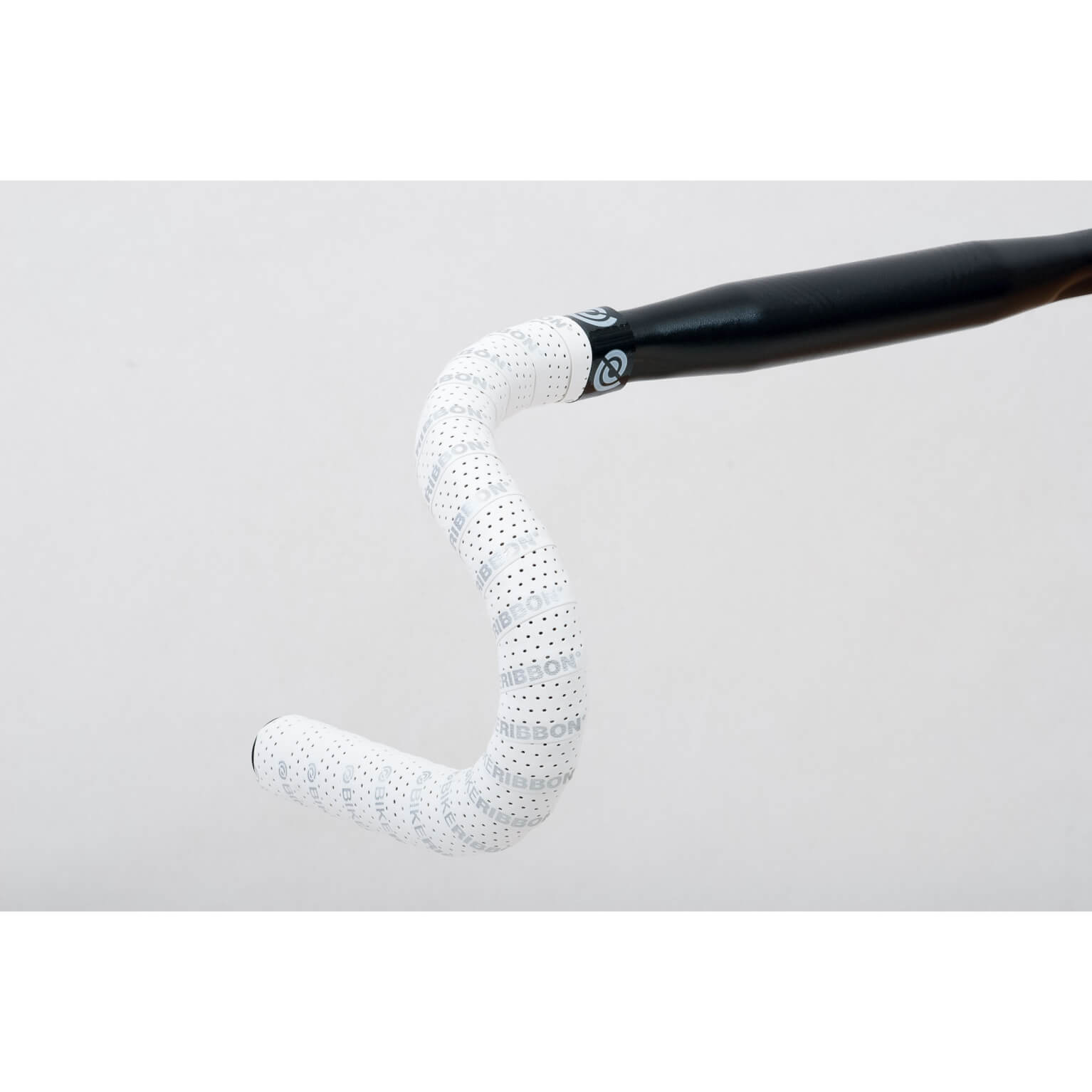 Bikeribbon Stuurlint PU Perforated Wit
