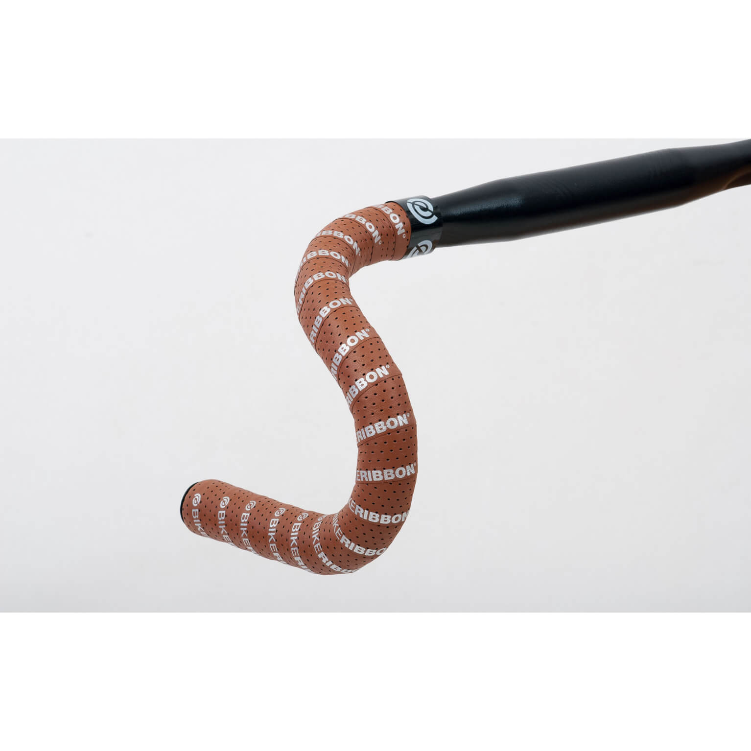 Bikeribbon Stuurlint PU Perforated Bruin