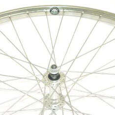 Roland voorwiel 28 vast RVS ST32 zink spk