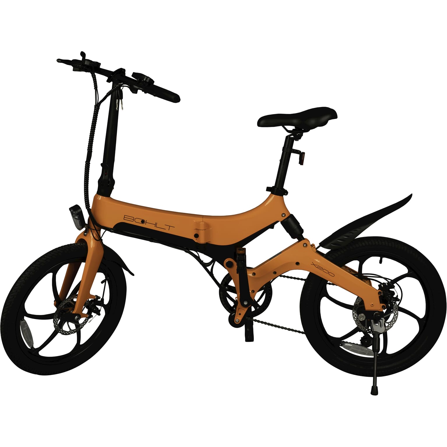 Bohlt elektrische vouwfiets X200 oranje