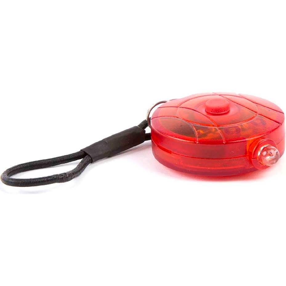 IKZI Light lamp rond batterij met elastiek rood