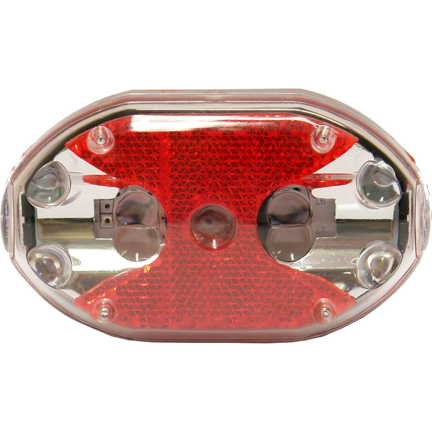 IKZI Light licht ovaal 5 led batterij zadelpen